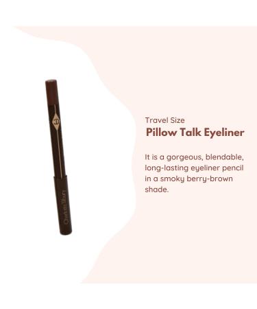 Charlotte Tilbury Pillow Talk Mascara & Eyeliner Set - Volumizing & Lengthening Eye Makeup Combo - Buy Online on GoSupps.com