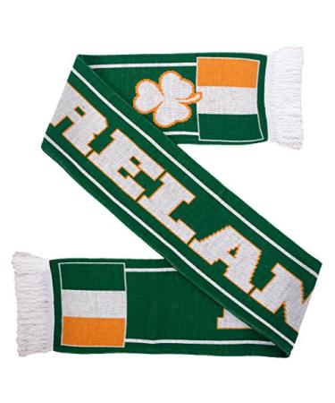 Ireland Soccer Rugby Knit Scarf (Classic)