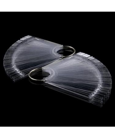 Nail Swatches 100pcs Clear Nail Swatch Sticks | Colour Display Tips for Nail Salon and Beginners - Buy Online on GoSupps.com