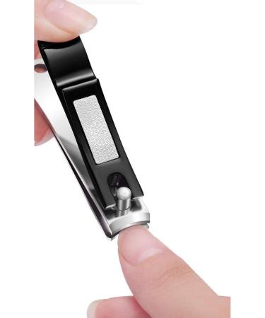 HCHGJKN Nail Clippers Adult Nail Clippers Stainless Steel Black Nail Clippers 82 * 63mm Stainless Steel Nail Clippers - Buy Online on GoSupps.com