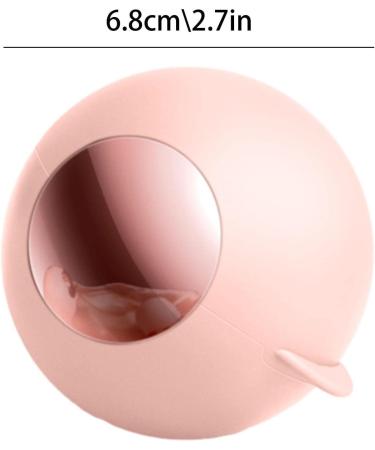 Portable Pink Lint Roller Hair Remover Ball | Reusable & Washable ABS Multifunctional Lint Remover for Clothing & Pet Hair - Ideal for Travel - Buy Online on GoSupps.com