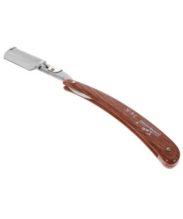 Dressoos razor handle travel barschneider scissors razor blades men manual hairdresser stainless steel metal lip gloss razor travel styler stainless steel