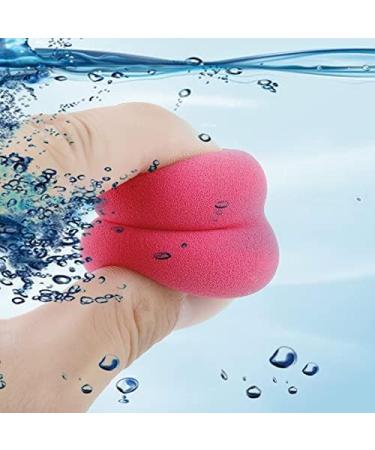 Makeup Sponge 1Pc Cosmetic Puff Powder Puff Smooth Women's Makeup Foundation Sponge Beauty To Make Up Tools & Accessories Water-drop Shape Makeup Sponge Holder(Gourd Blue) - Buy Online on GoSupps.com