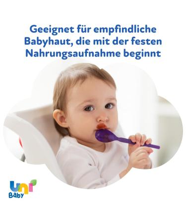 Uni Baby Wet Wipes - 100% Natural Dermatologically Tested 24 Pack of 52 Gentle Baby Towels for 0-6 Months Alcohol & Paraben Free - Buy Online on GoSupps.com