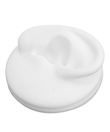 Silicone Ear Model Silicone Ear Model Simulation Multifunctional Left Right Human Ear Model Display Tool(Right)