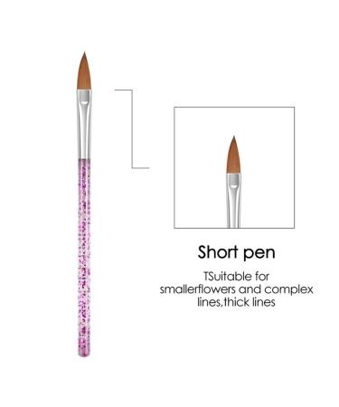 Nail Extension DIY Crystal Handle Manicure Tool - 5pcs Set for Perfect Nails | International Shipping - Buy Online on GoSupps.com
