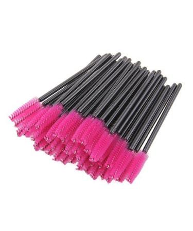 Shintop Disposable Eyelash Eye Lash Makeup Brush Mascara Wands Applicator Makeup Kits (50PCS ROSE)