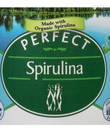 Perfect Supplements Perfect Spirulina 120 Vegetable Capsules Organic Spirulina Supplement - Whole Food Micro Algae - Immune System Support - Buy Online on GoSupps.com