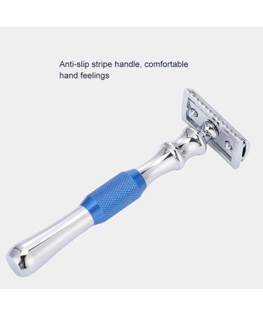 Classic Double Edge Metal Razor for Men | Premium Beard Care Tool - International Shipping - Buy Online on GoSupps.com