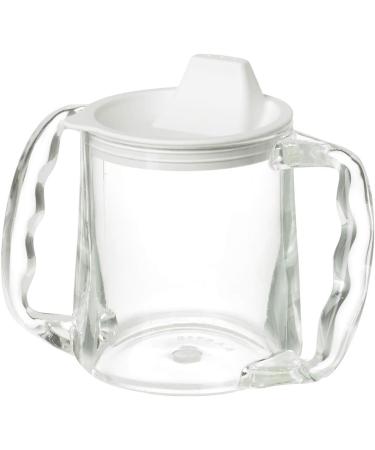 Homecraft Caring Mug Two Handle 300ml - Spill Resistant Portable Travel Mug for Children, Elderly & Disabled - Easy Grip & Small Spout - 1 Count Pack - Buy Online on GoSupps.com