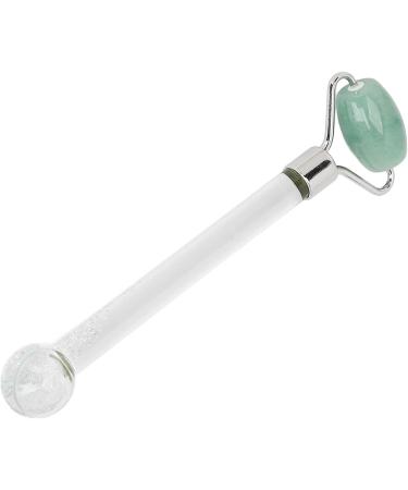 Jade Roller for Face 2 in 1 with Ice Ball Portable Skincare Tool for Home Use Promotes Better Circulation Reduces Wrinkles and Pores - Buy Online on GoSupps.com