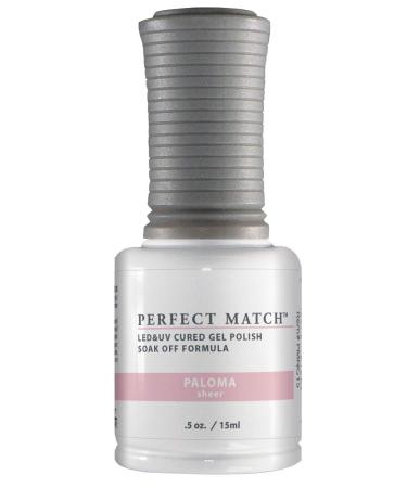 LeChat Perfect Match Gel Polish  Paloma  0.5 Fl Oz Paloma 0.50 Fl Oz (Pack of 1)