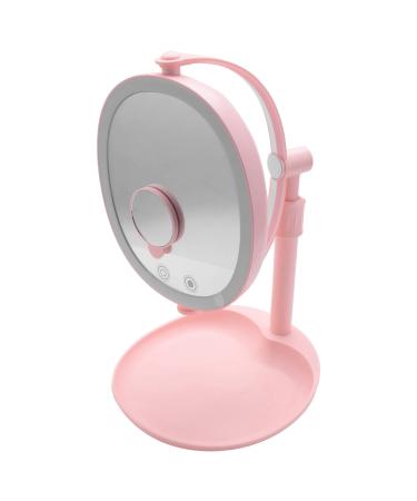 LED Selfie Flash Light RK22 Fill Lighter with Makeup Mirror Magnifying Mirror Press Button 180 Rotary Stand Bed Lamp for Women