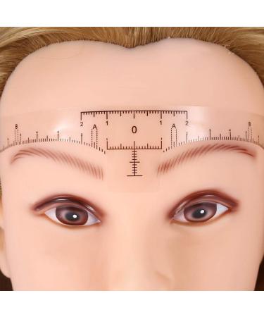 50pcs Eyebrow Ruler Stencil Disposable Eyebrow Ruler Sticker Eyebrow Shaping Tools for Makeup Measurement - Eyebrow Microblading Supplies - Buy Online on GoSupps.com