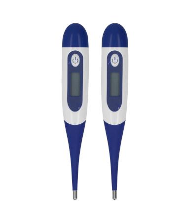 Veterinary Thermometer Strong LCD Display Animal Thermometer Accurate Long Life Span 2Pcs Plastic Shell Wear Resistance for Horses - Buy Online on GoSupps.com
