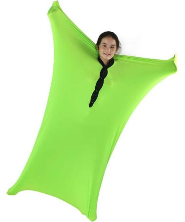Sensory Stretchy Body Sock for Autism & Anxiety Relief - Deep Pressure Simulation Blanket - Small 47 x 27 Green - Buy Online on GoSupps.com