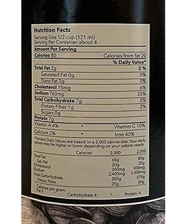 Black Pearl New England Clam Chowder - 15 oz Can (Pack of 6) - Buy Online on GoSupps.com