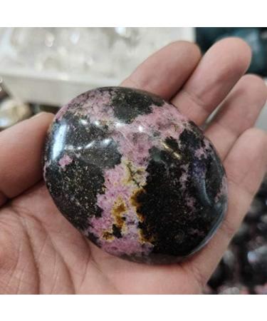 1PCS Natural s and Minerals Plum Blossom Tourmaline Tumble Palm - Buy Online on GoSupps.com
