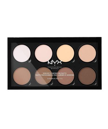 Nyx Professional Makeup Highlight & Contour Pro Palette & Epic Ink Eyeliner Bundle - Vegan Waterproof 8 Matte Shades - Buy Online on GoSupps.com
