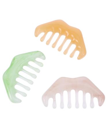 FRCOLOR 12 STK Terahertz Gua Sha Massage Combs & Hairbrush for Men - Professional Body Hair Care Tools - Buy Online on GoSupps.com