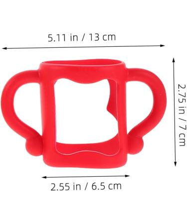 Abaodam 10 Pcs Silicone Bottle Handle Bottle Handle Bottle Handles Bottle Grip Bottle Handle Handle Multifunction Newborn Milk 13.00X7.00X6.50CMx5pcs Assorted Colorx5pcs - Buy Online on GoSupps.com