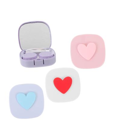 Coolhiya 4 sentences contact lens container cosmetic clinic container Tool for removing contact lenses of small travel lensesizer contact lens box set travel pp accompanying box