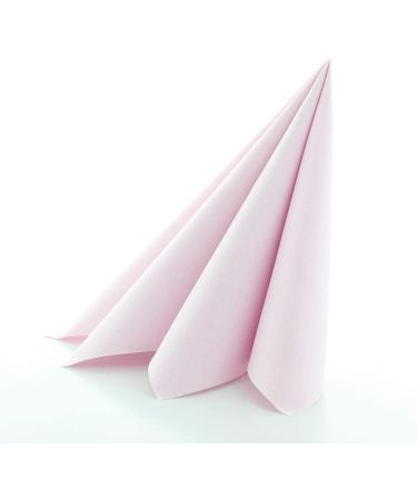 Sovie Linclass Airlaid Napkins - Hellrosa 50pcs | High-Quality Tearproof Ideal for Weddings & Parties - 40x40cm Disposable Napkins - Buy Online on GoSupps.com