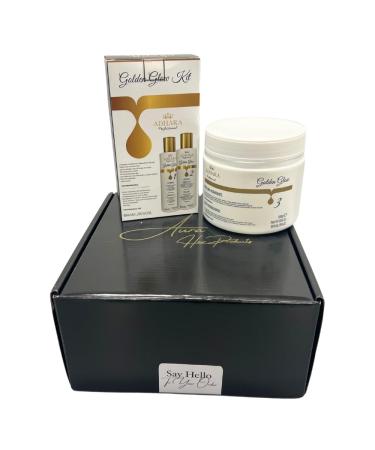 Gold Brazilian Keratin Straightening Kit | Ultra Hydrating Mask for Smooth Shiny Hair - International Shipping Available - Buy Online on GoSupps.com