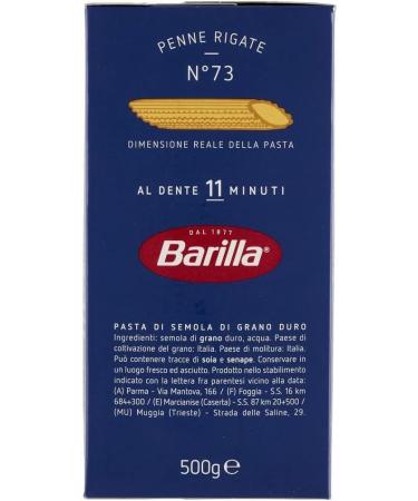  Italian Gourmet E.R. Barrel Penne Rigate Pasta No. 73 100% Italian Noodles 500 g + Italian Gourmet Pulp 400 g Pack of - Buy Online on GoSupps.com