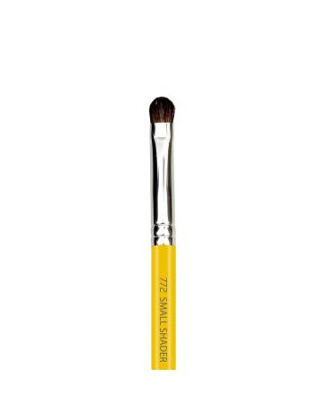 Bdellium Tools Studio Series 772 Small Shader Makeup Brush - Professional Quality Soft Natural & Synthetic Fibers for Precise Shading - Yellow - 1pc - Buy Online on GoSupps.com