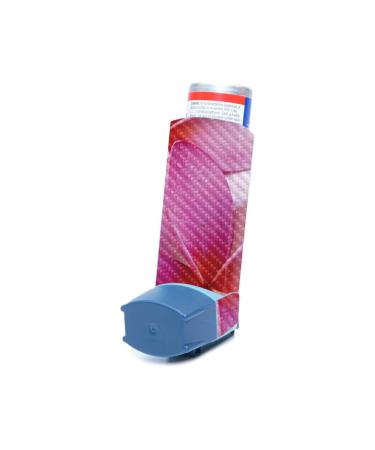 MightySkins Carbon Fiber Skin for Ventolin HFA Asthma Inhaler - Flowers | Protective Durable Textured Carbon Fiber Finish | Easy to Apply Remove and Change Styles | Made in The USA