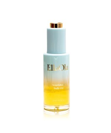 EllaOla Nourishing Belly Oil | Non Greasy, Moisturizing Massage Oil for Stretch Marks & Scars Made with Vitamin C, Squalane, and Argan Oil for Pregnant + Postpartum Moms | 1.5 fl. oz.