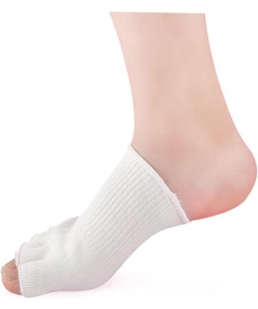 2 Pairs Gel Socks Moisturising Gel Socks Bunion Pad Gel Toe Protection Five Finger Socks Bunion Smoother Cracked Foot Socks White Five Toe Straightener - Buy Online on GoSupps.com