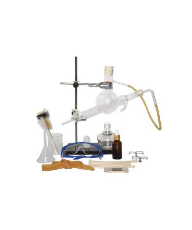 150ml Home Distiller Alcohol Oil Distiller Essential Oil Extraction Chemical Experiment Equipment to Making Your Own Moonshine Oil Essential Lab Glassware Kit (Kit 3)