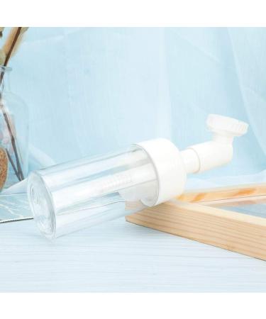 Portable Mousse Foaming Empty Bottle Refillable Travel Dispenser Container for Home Gift(100ML brush head white and transparent) - Buy Online on GoSupps.com