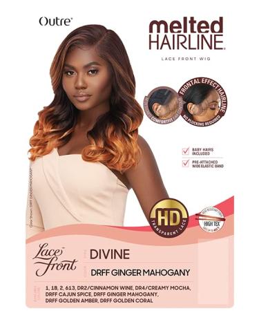 Outre Melted Hairline Lace Front Wig - Divine (DRFFCJSP) | No Plucking Required - Buy Online on GoSupps.com