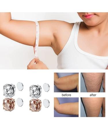 Ynfs 5 Pair Amo'thea Magnetic Acupressure Earrings for Weight Loss & Lymphatic Drainage - Unisex Non-Pierced Therapy Studs (8mm) - Buy Online on GoSupps.com