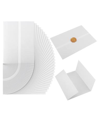 120pcs Vellum Paper for Invitations  5x7inch Pre-Folded Translucent Vellum Jacket Vellum Wrap Jackets for Wedding Invitations Baby Shower Birthday Invitations