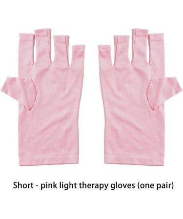 FIOERDTUIE Nail Art Glove Manicure Supplies Hand Protector Protective Gear Multifunctional Compact Size Simple Operation Nail Art Glove Pink - Buy Online on GoSupps.com