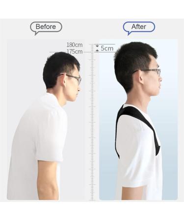 YMGSCC Back Posture Corrector Women Men Prevent Slouching Relieve Straps Clavicle Support Brace(XL) X-Large B - Buy Online on GoSupps.com