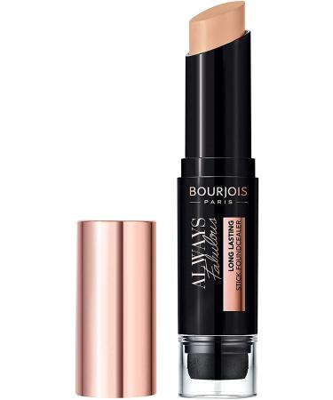 Bourjois Always Fabulous 24 Hour 2-in-1 Foundation and Concealer Stick with Blender 400 Rose Beige 400 Rose Beige 1 Count (Pack of 1)