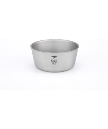 Keith Titanium Ti5321 Single-Wall Bowl - 18.6 fl oz | Lightweight & Durable - Buy Online on GoSupps.com