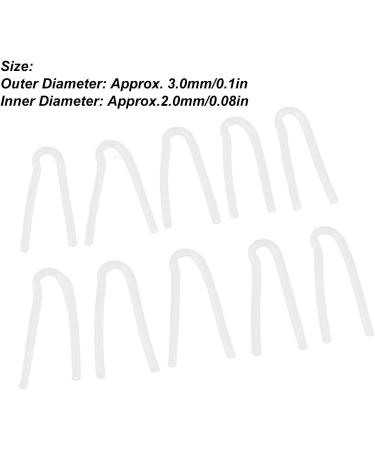 10-Pack Flexible Replacement Hearing Aid Hoses - Compatible with Most BTE Ear Models - Buy Online on GoSupps.com