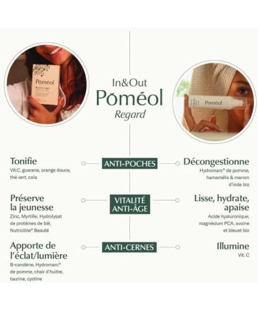 POM OL EYE CONTOUR PACK Anti-puffiness Dark Circles and Wrinkles 30-day supplement + Moisturizing Eye Serum | Drainage & Decongestants Hydromarc Hyaluronic Acid Collagen Zinc Vitamins - Buy Online on GoSupps.com