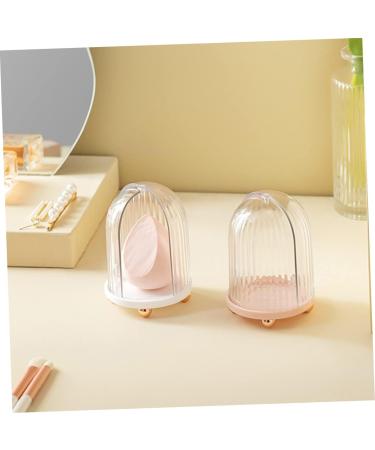 DOITOOL 1pc Beauty Egg Storage Box Beauty Egg Drying Rack Cosmetics Container Blending Sponge Makeup Organzier Travel Powder Puff Cosmetic Supplies Pctg White Make up Organizer 9.5x6.7cm White - Buy Online on GoSupps.com