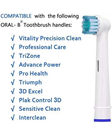 4 Replacement Toothbrush Heads for Braun Oral-B Electric Toothbrushes - Compatible Dentia Pack - Buy Online on GoSupps.com