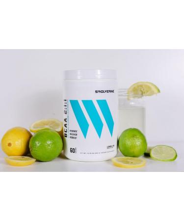 Buy Swolverine BCAA 2:1:1 Electrolyte Recovery Drink - Hydrating Formula with L-Glutamine | 60 Servings (Lemon Lime) - International Shipping Available - Buy Online on GoSupps.com