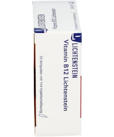Buy Vitamin B12 Lichtenstein 1000 g/ml Injection Solution - 10 Ampoules | Fast International Shipping - Buy Online on GoSupps.com