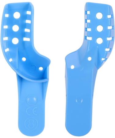 10x Disposable Perforated Impression Spoon Set - Autoclavable Dental Tool & Tooth Holder - Blue Tablets Accessories (10 Pieces) - Buy Online on GoSupps.com