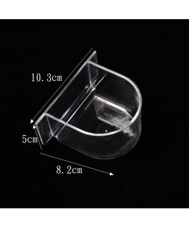 MEISH Bird Feeding Dish Parrot Feeders Water Cage Bowls Bird Cage Feeder Cups Transparent Hanging Dish for Cockatiel Parakeet Parrot (3) - Buy Online on GoSupps.com